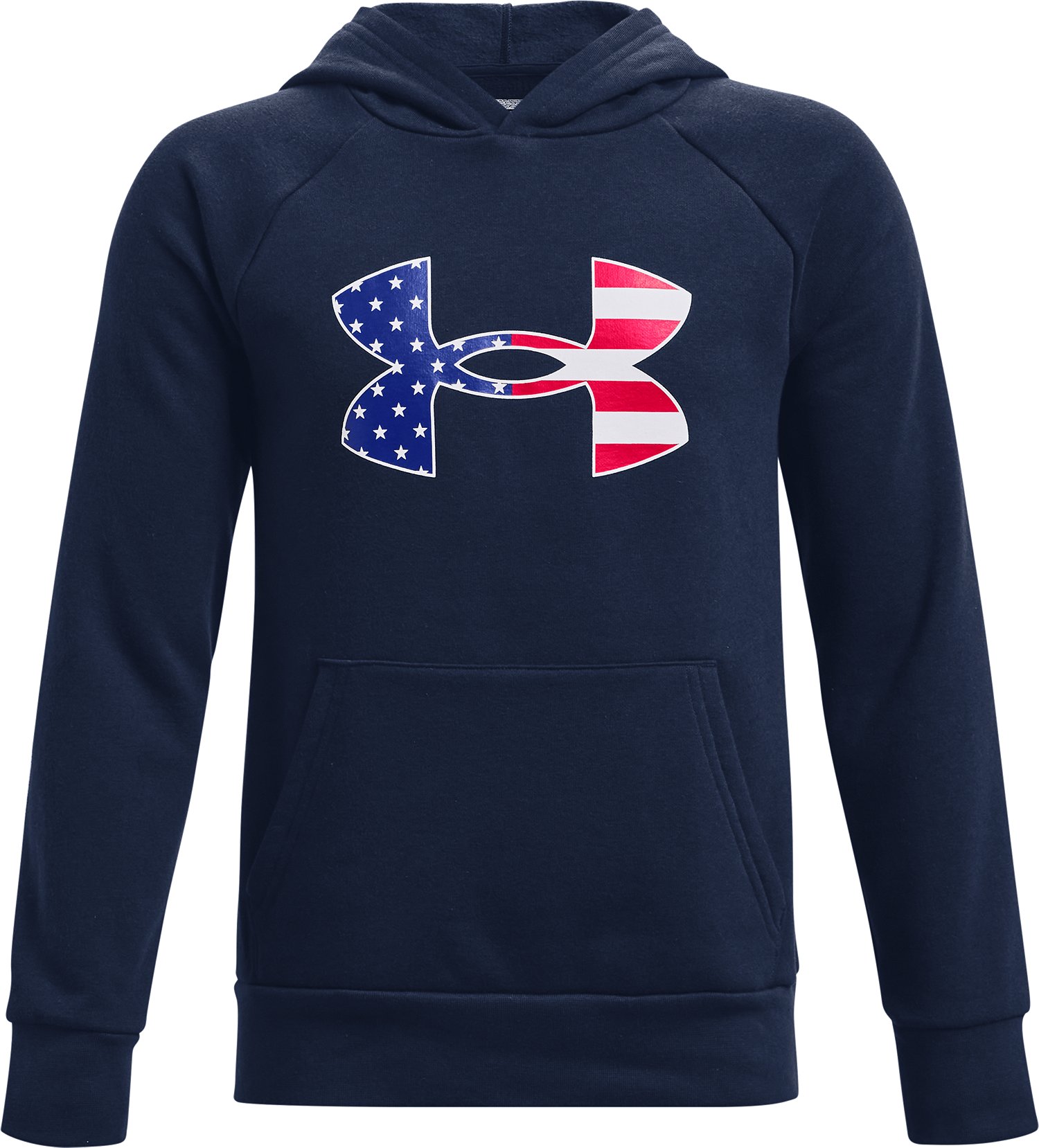 Boys' UA Rival Freedom Big Flag Logo Hoodie