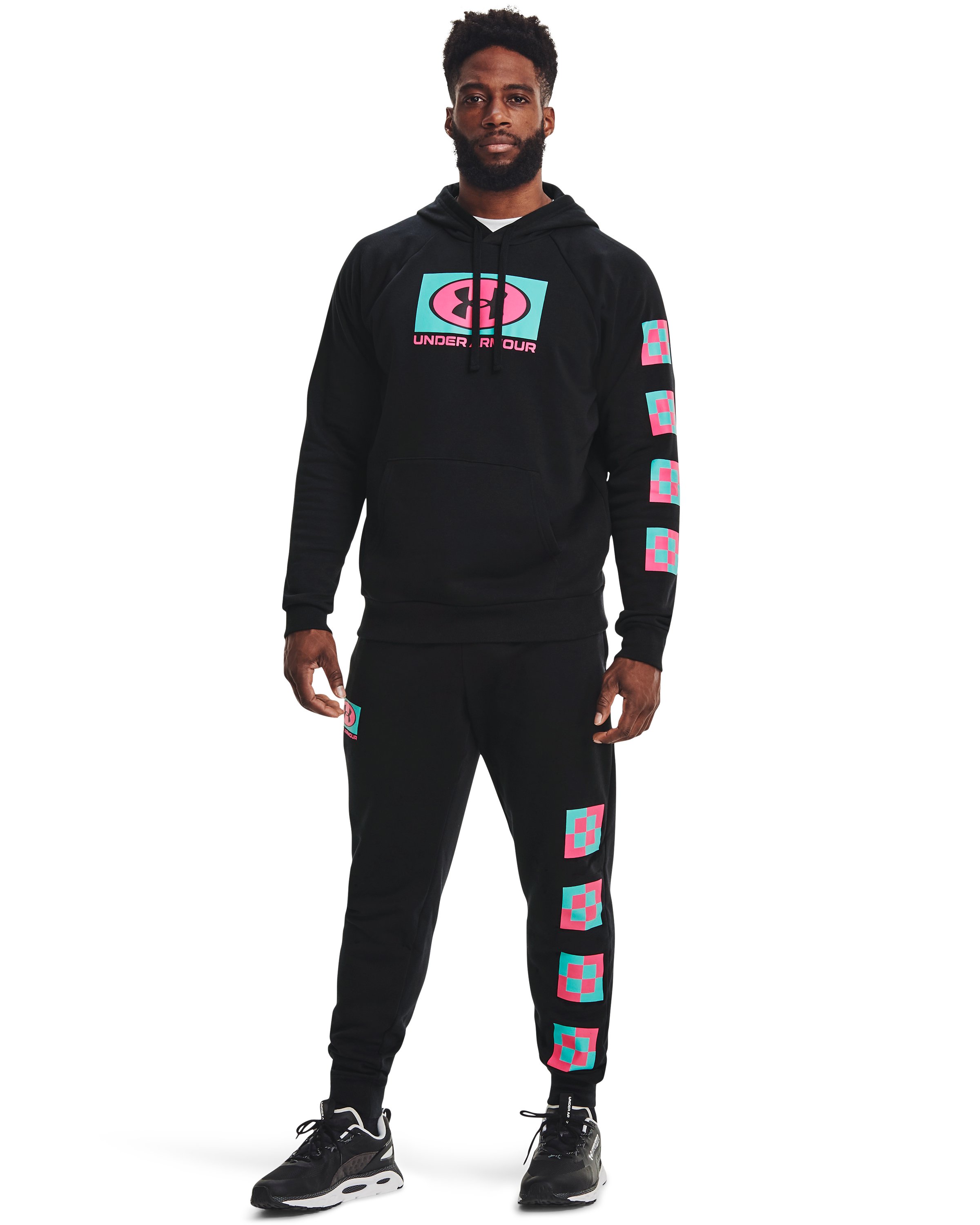 Men's UA Rival Fleece Geo Joggers
