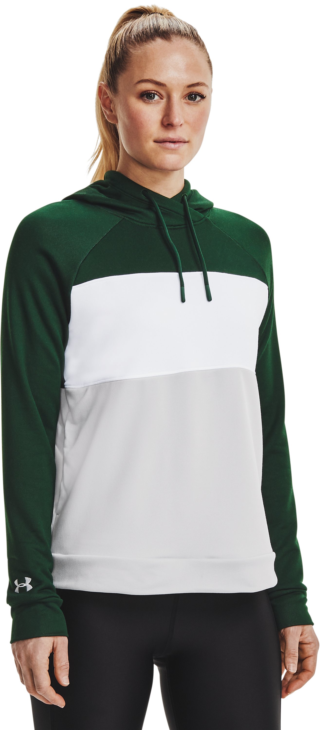 Women's UA Qualifier Fleece Blocked Hoodie