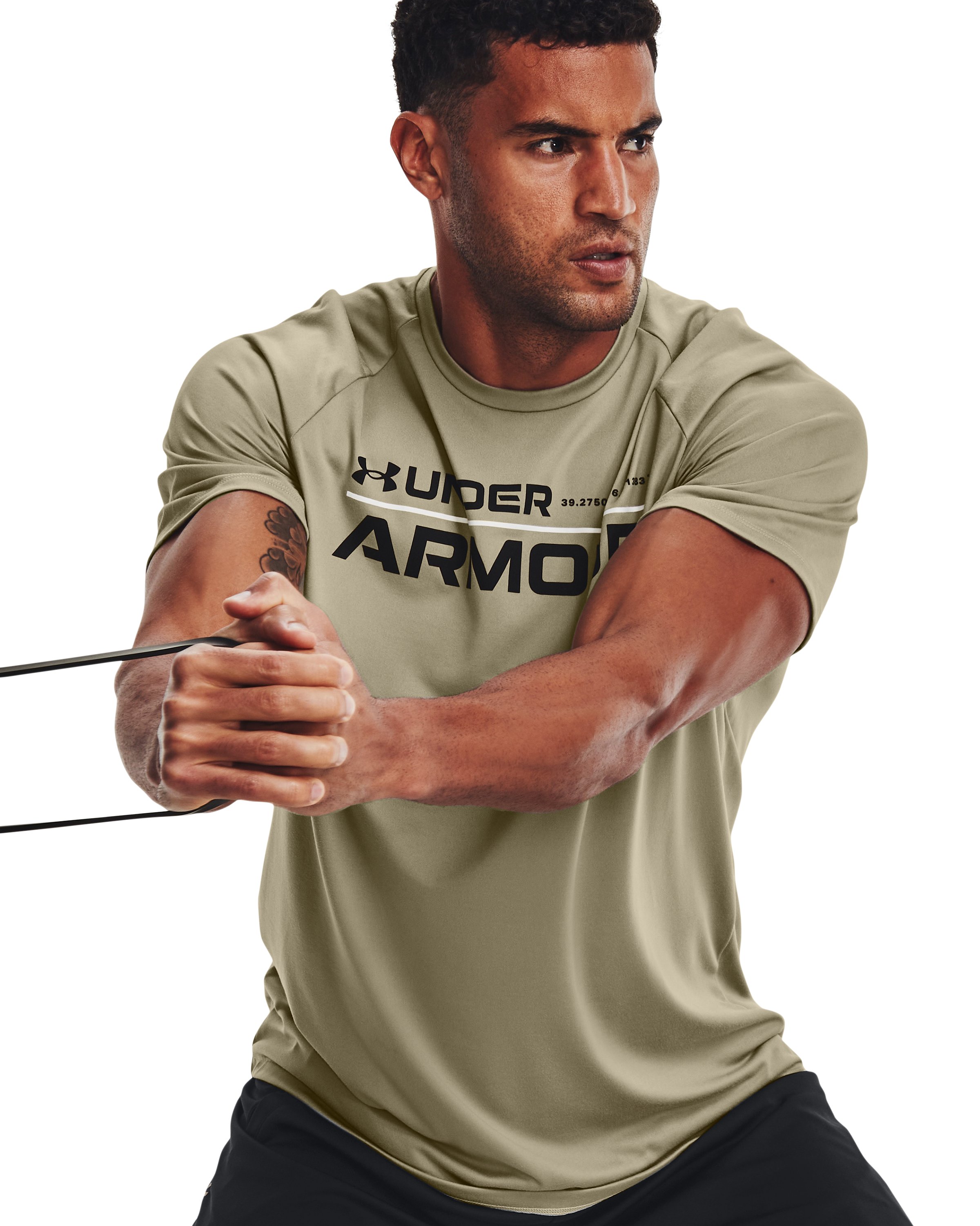 Men's UA Tech™ 2.0 Wordmark Short Sleeve