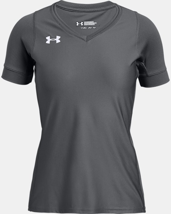 Girls' UA Volleyball Powerhouse Short Sleeve Jersey
