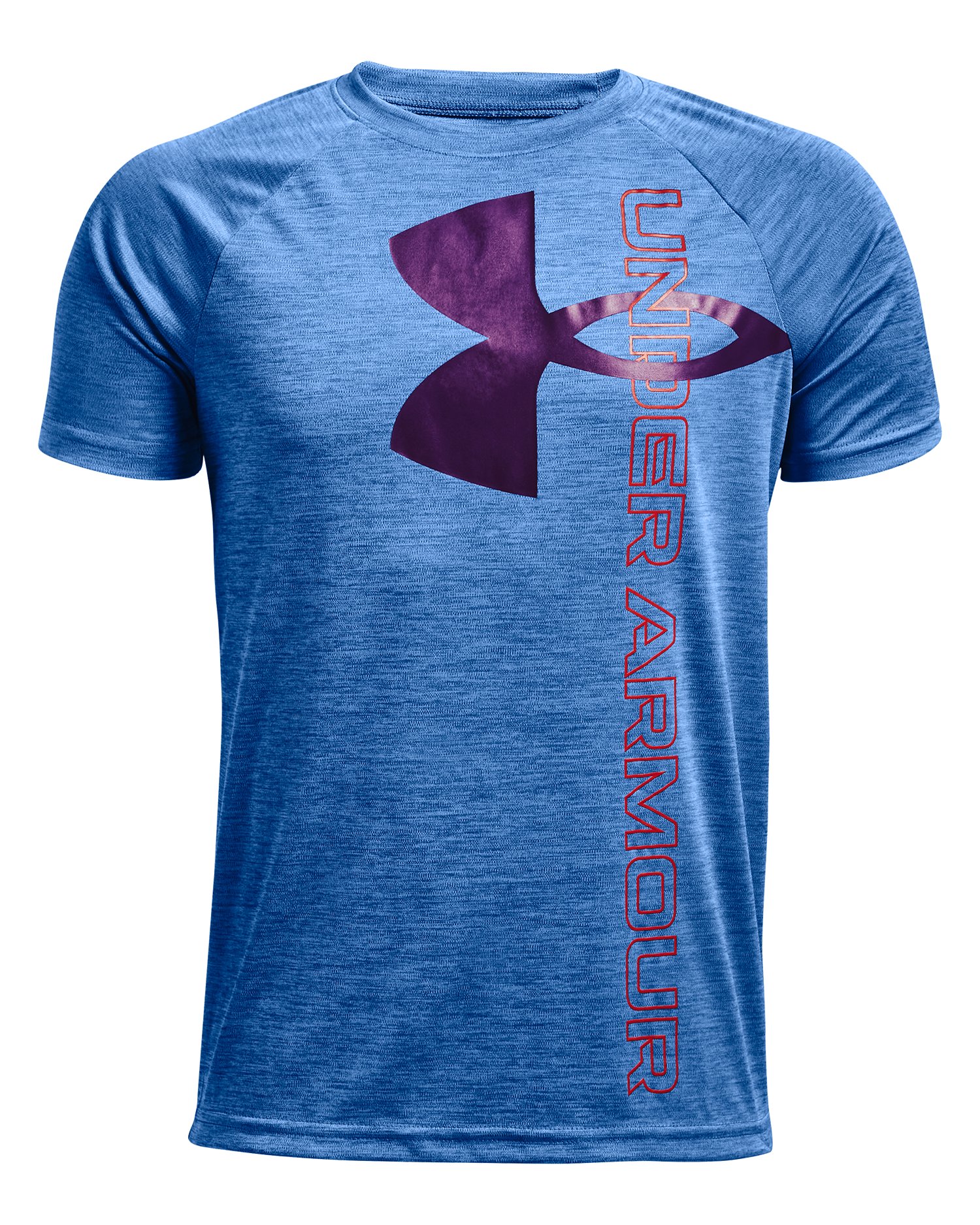 Boys' UA Tech™ Split Logo Hybrid Short Sleeve