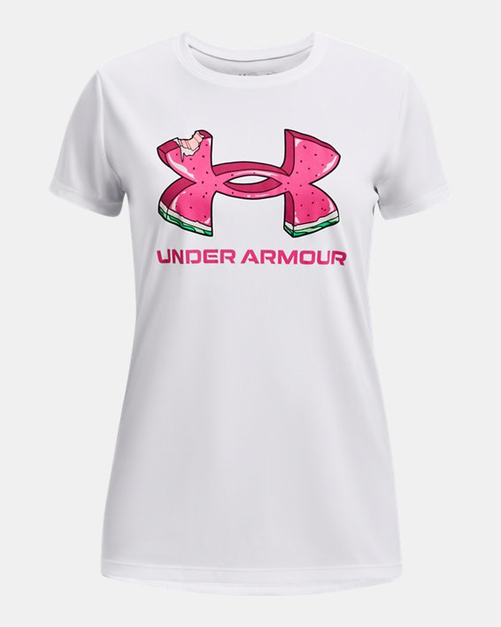 Girls' UA Tech™ Sportstyle Solid Short Sleeve