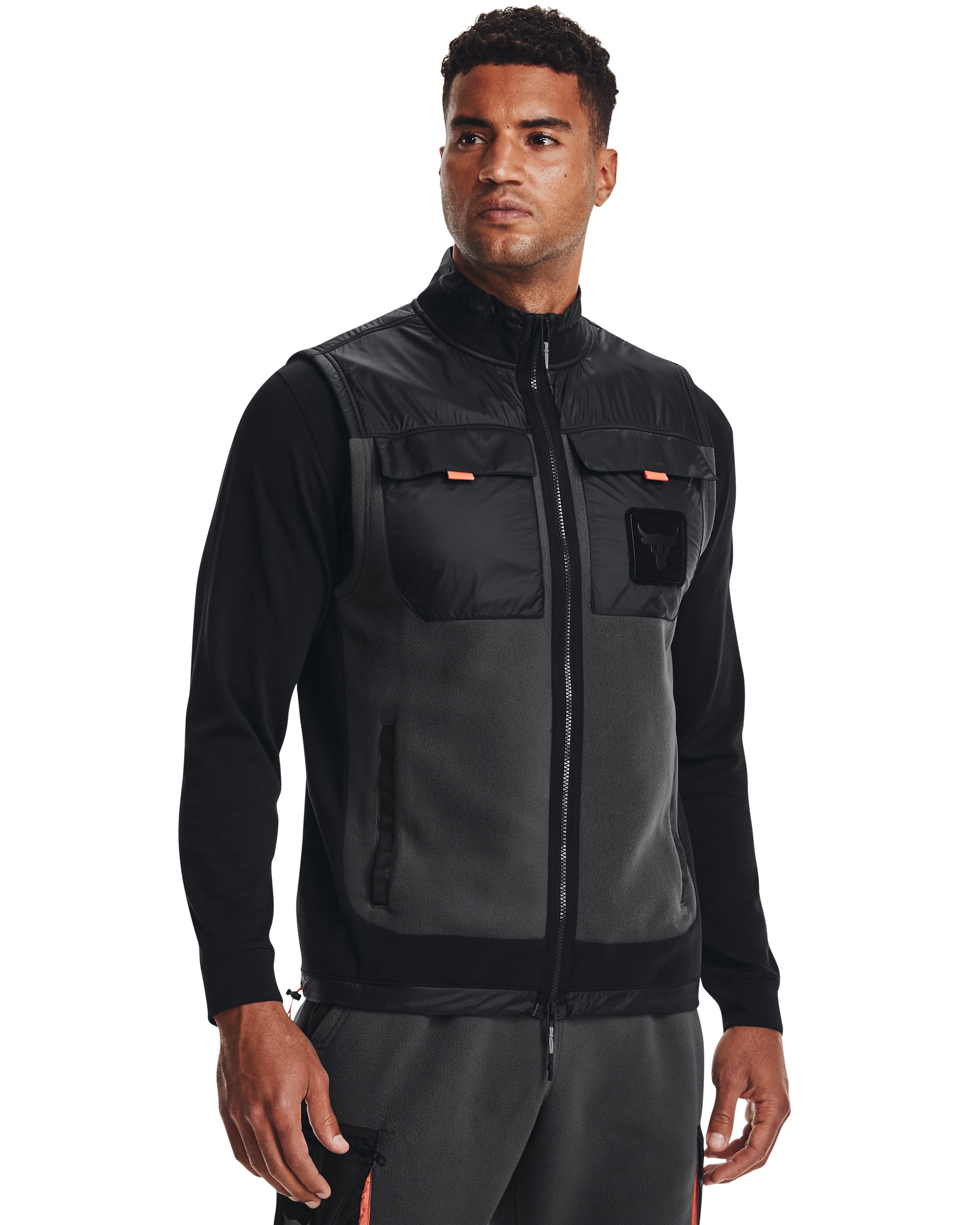 Men's Project Rock MicroFleece Full-Zip Vest