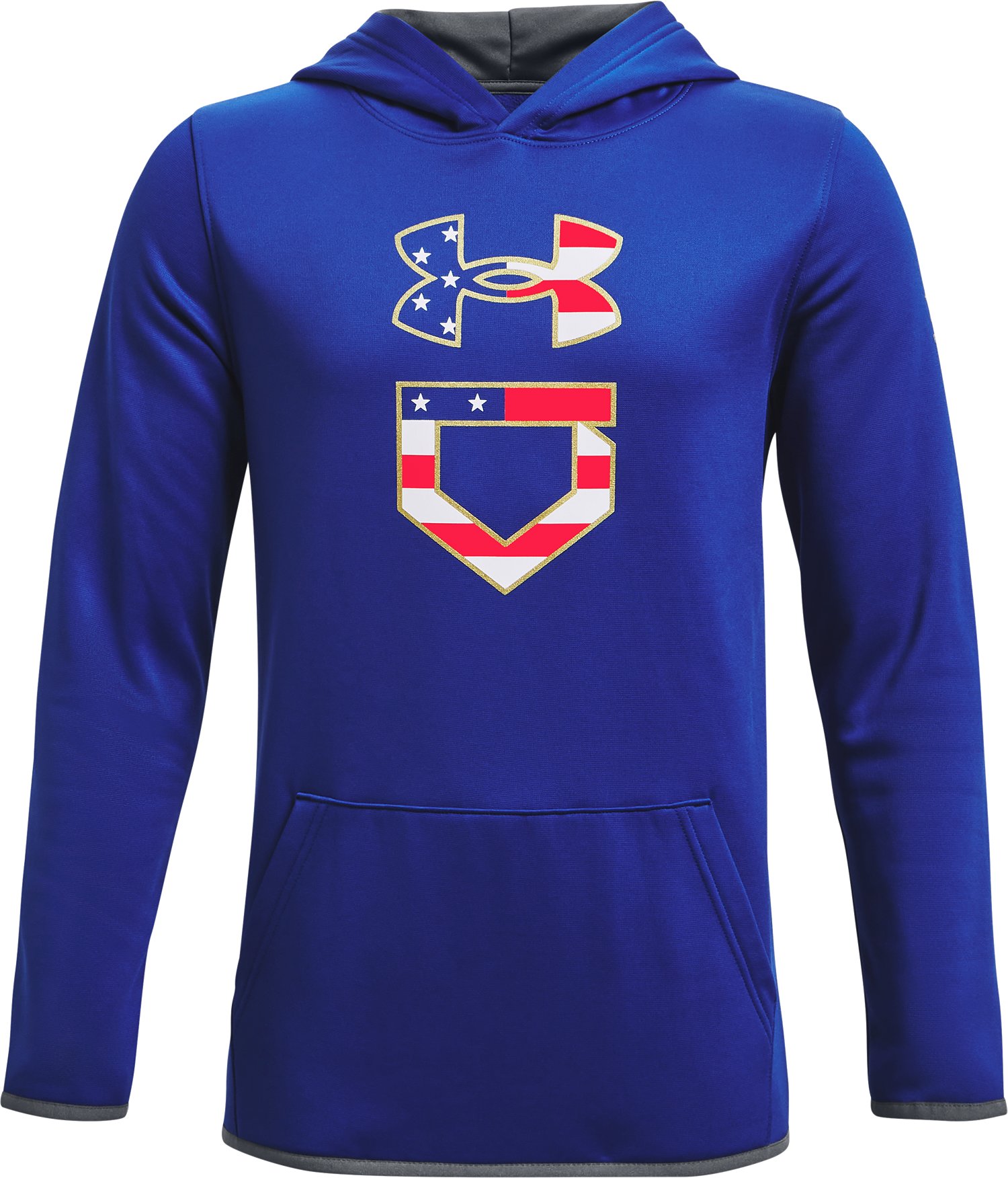 Boys' Armour Fleece® Baseball Freedom Hoodie