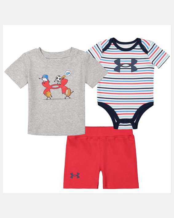 Boys' Infant UA Big Lift Logo 3-Piece Set