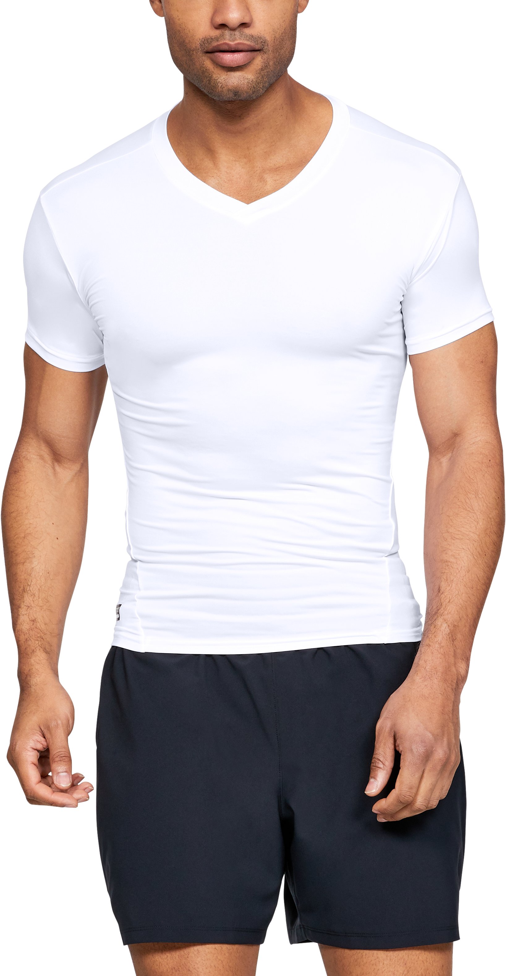 Men's Tactical HeatGear® Compression V-Neck T-Shirt