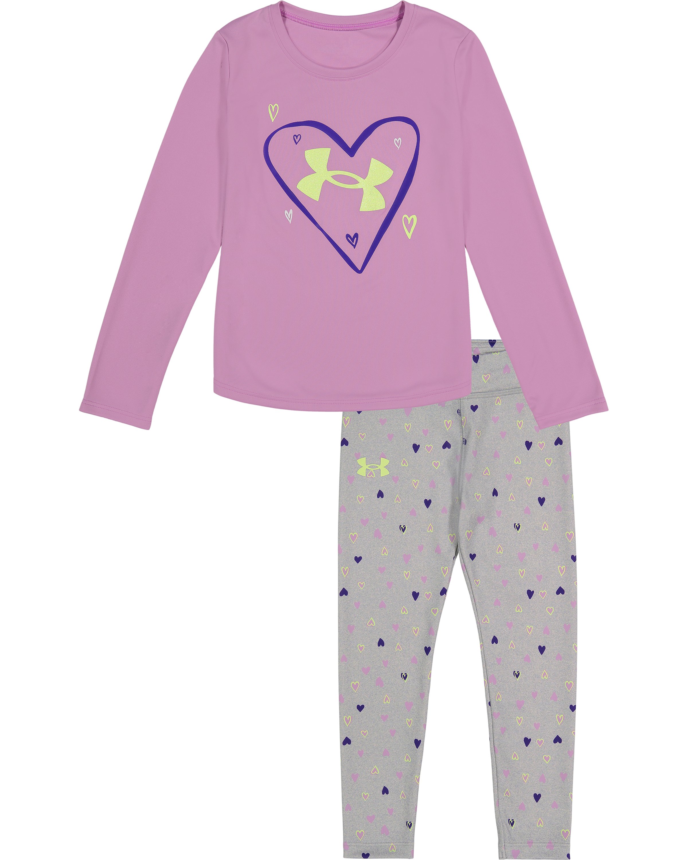 Girls' Pre-School UA Heart Drop Set