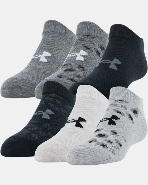 Girls' UA Essential No Show – 6-Pack