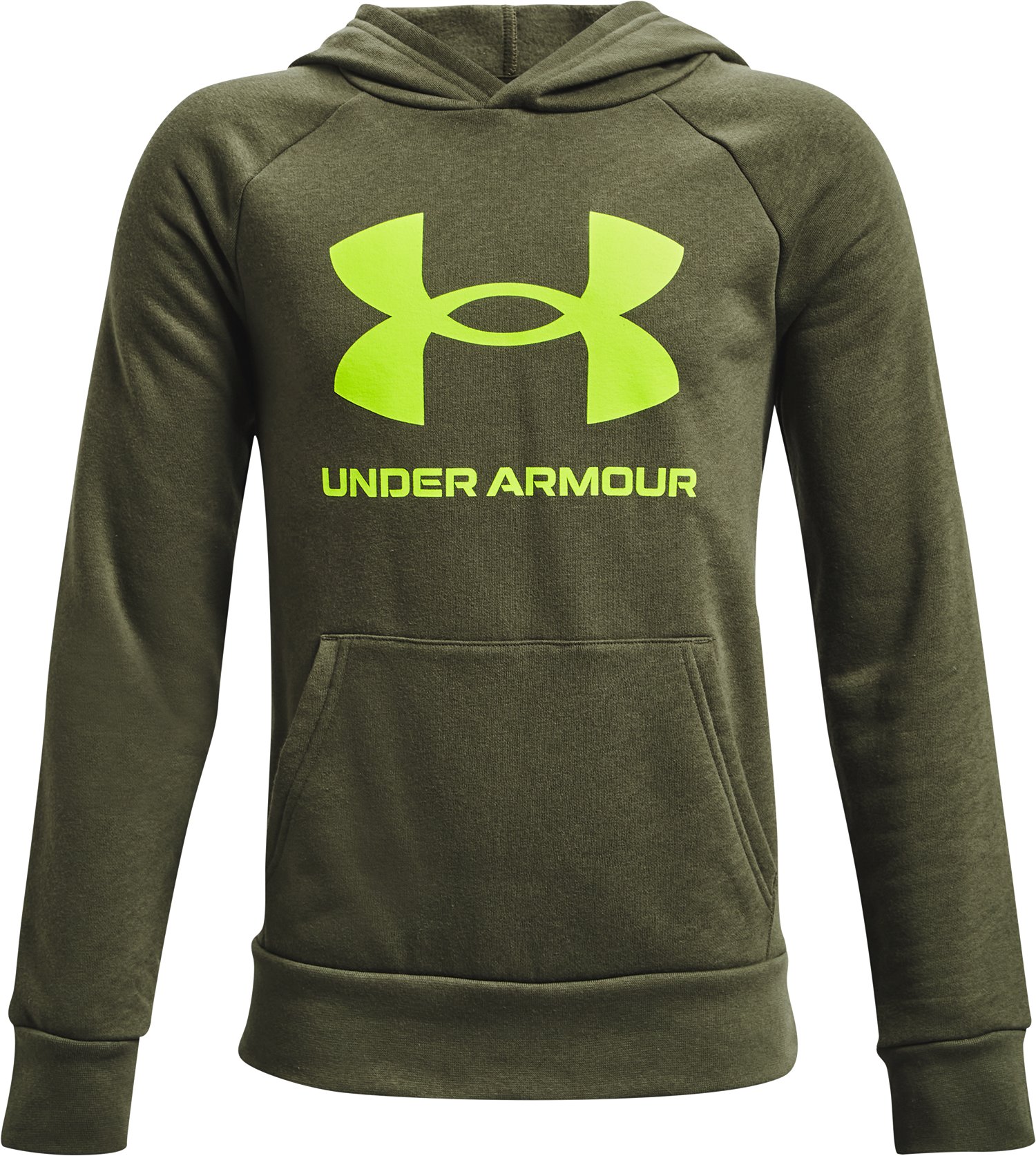 Boys' UA Rival Fleece Big Logo Hoodie