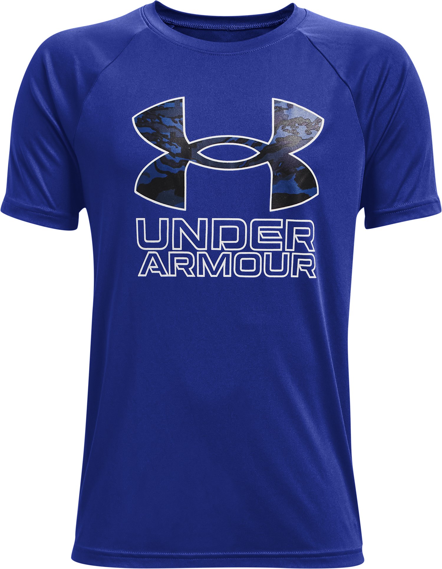 Boys' UA Tech™ Hybrid Print Fill Short Sleeve