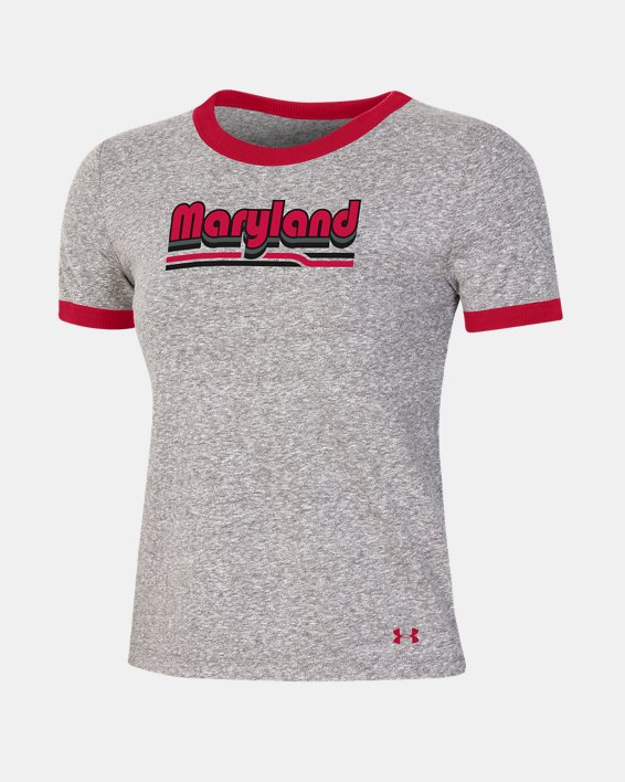 Women's UA Slub Ringer Collegiate T-Shirt