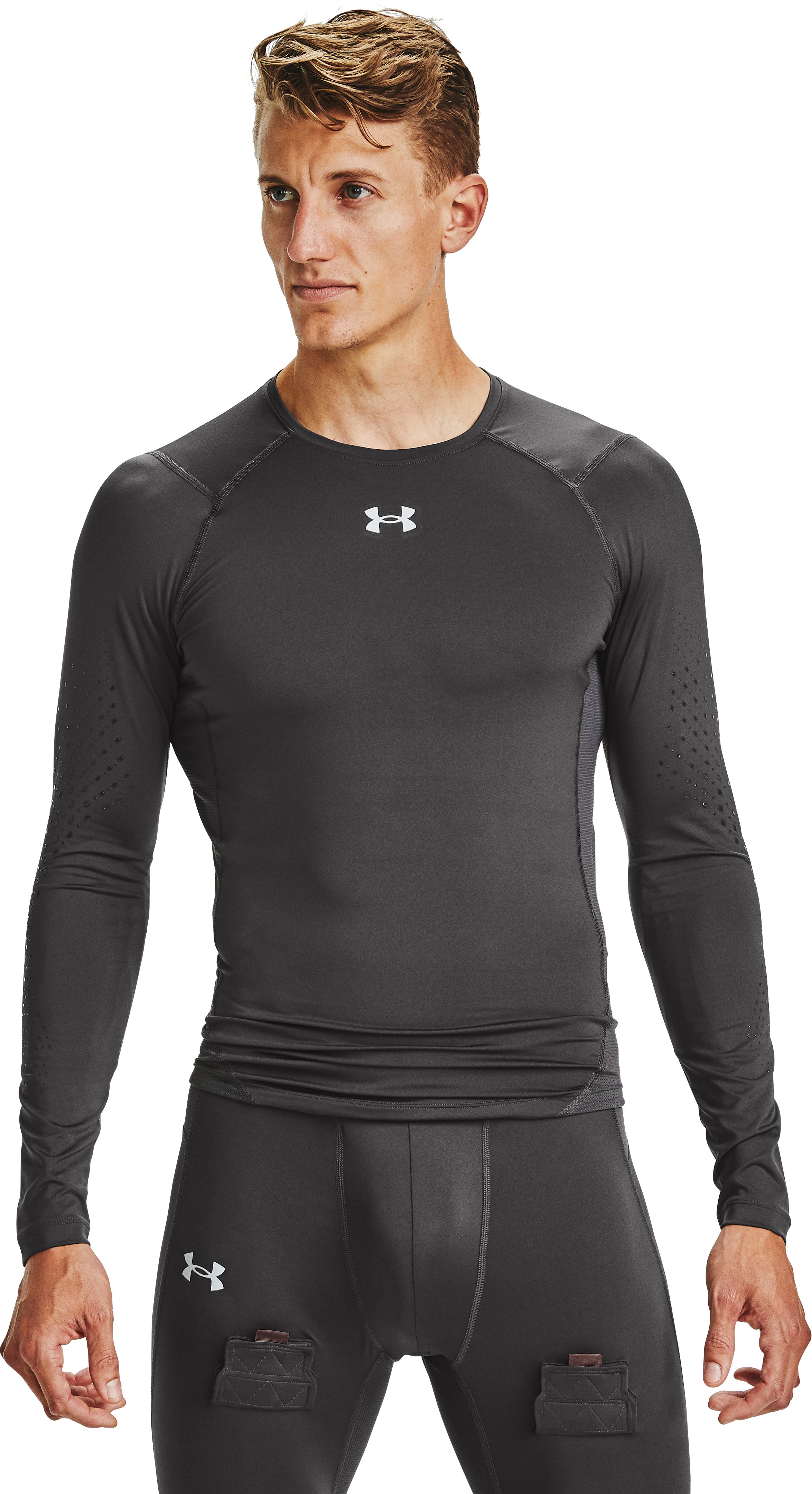 Men's UA Fitted Grippy Long Sleeve