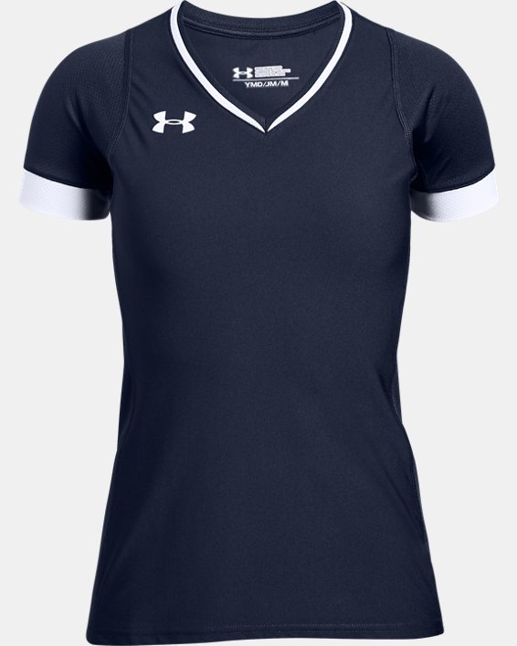 Girls' UA Volleyball Powerhouse Short Sleeve Jersey