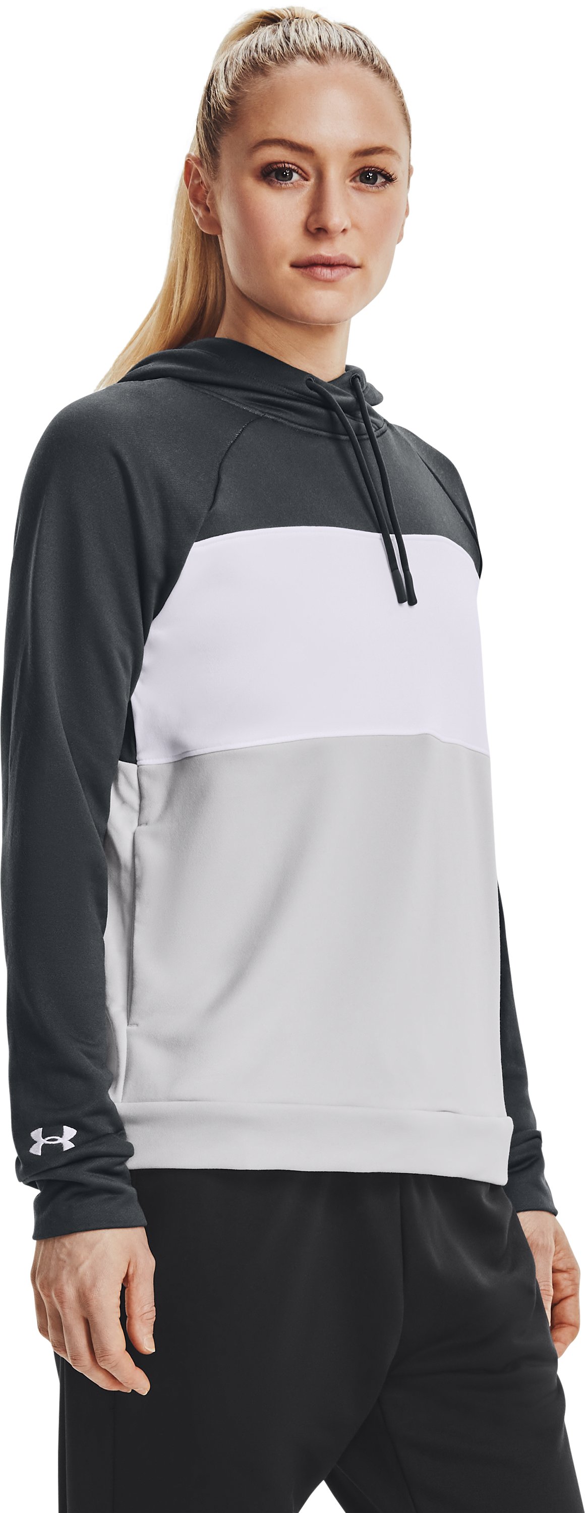 Women's UA Qualifier Fleece Blocked Hoodie