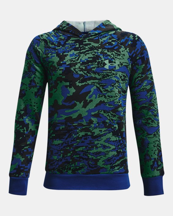 Boys' UA Rival Fleece ABC Camo Hoodie