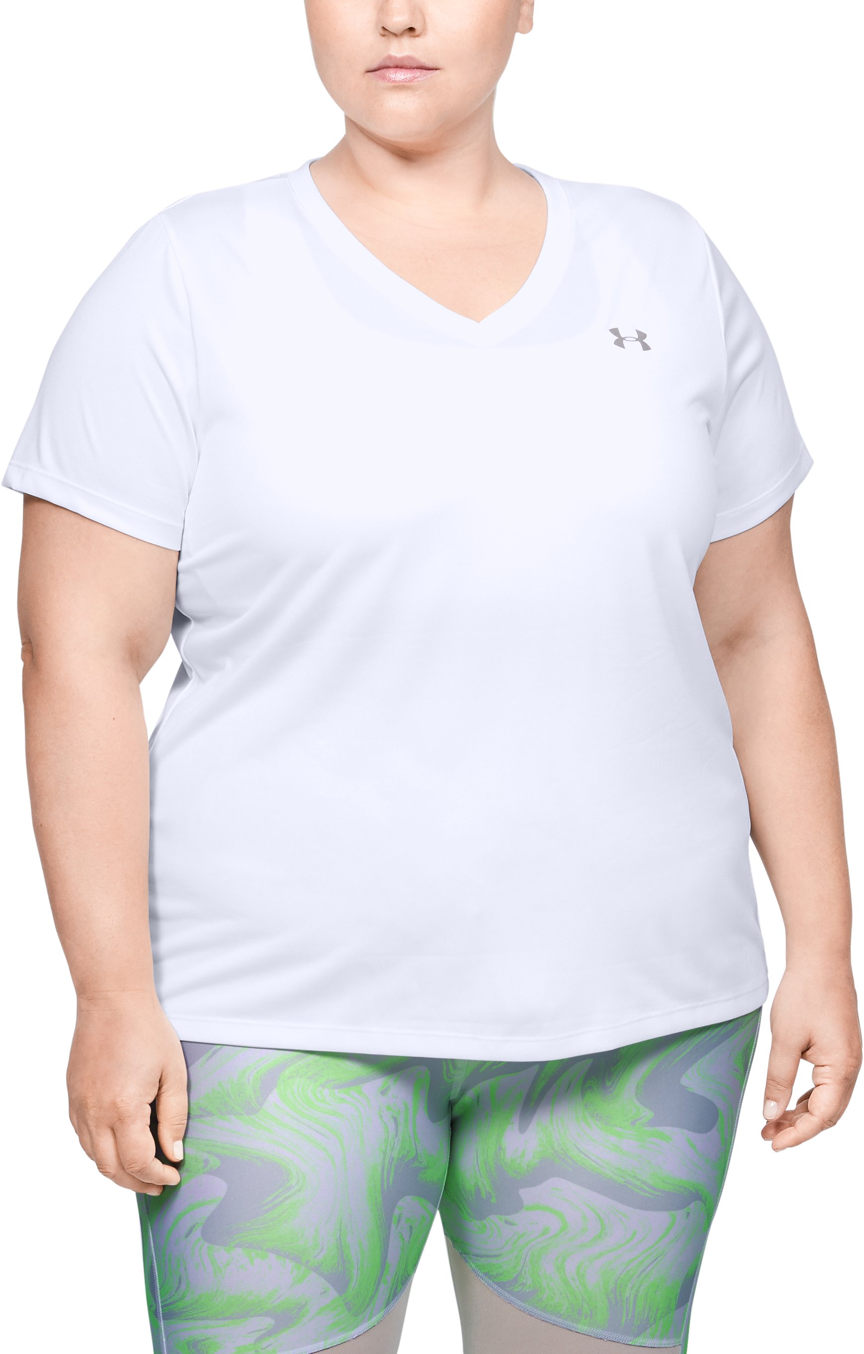 Women's UA Tech™ Short Sleeve V-Neck