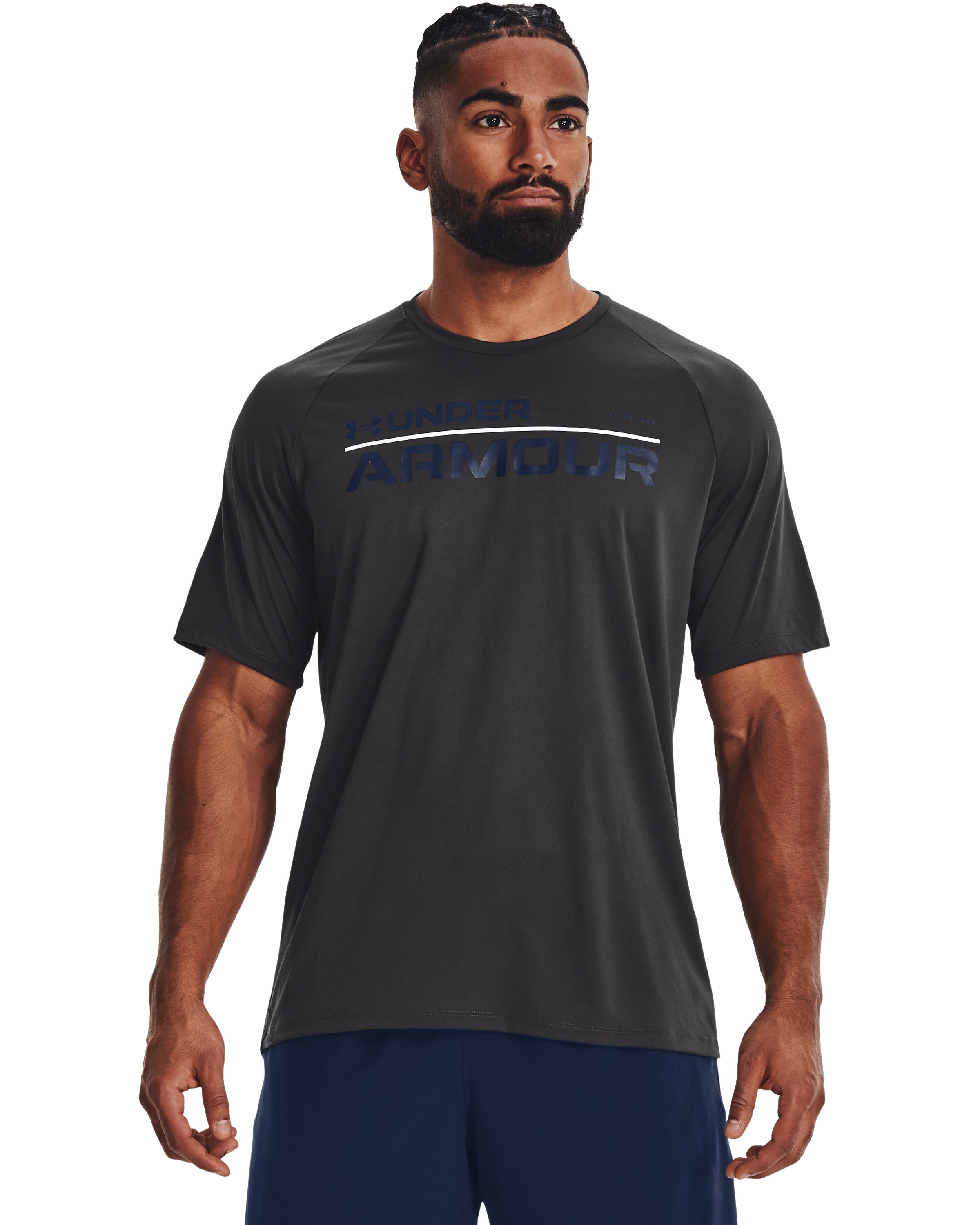 Men's UA Tech™ 2.0 Wordmark Short Sleeve
