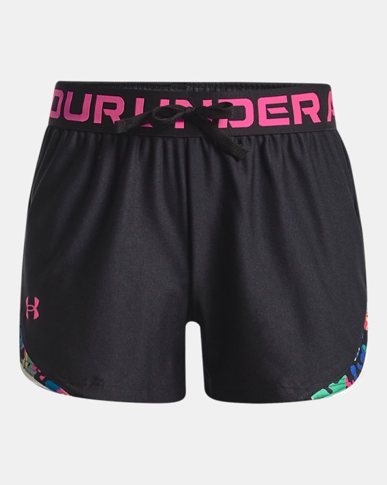 Girls' UA Play Up Tri-Color Shorts