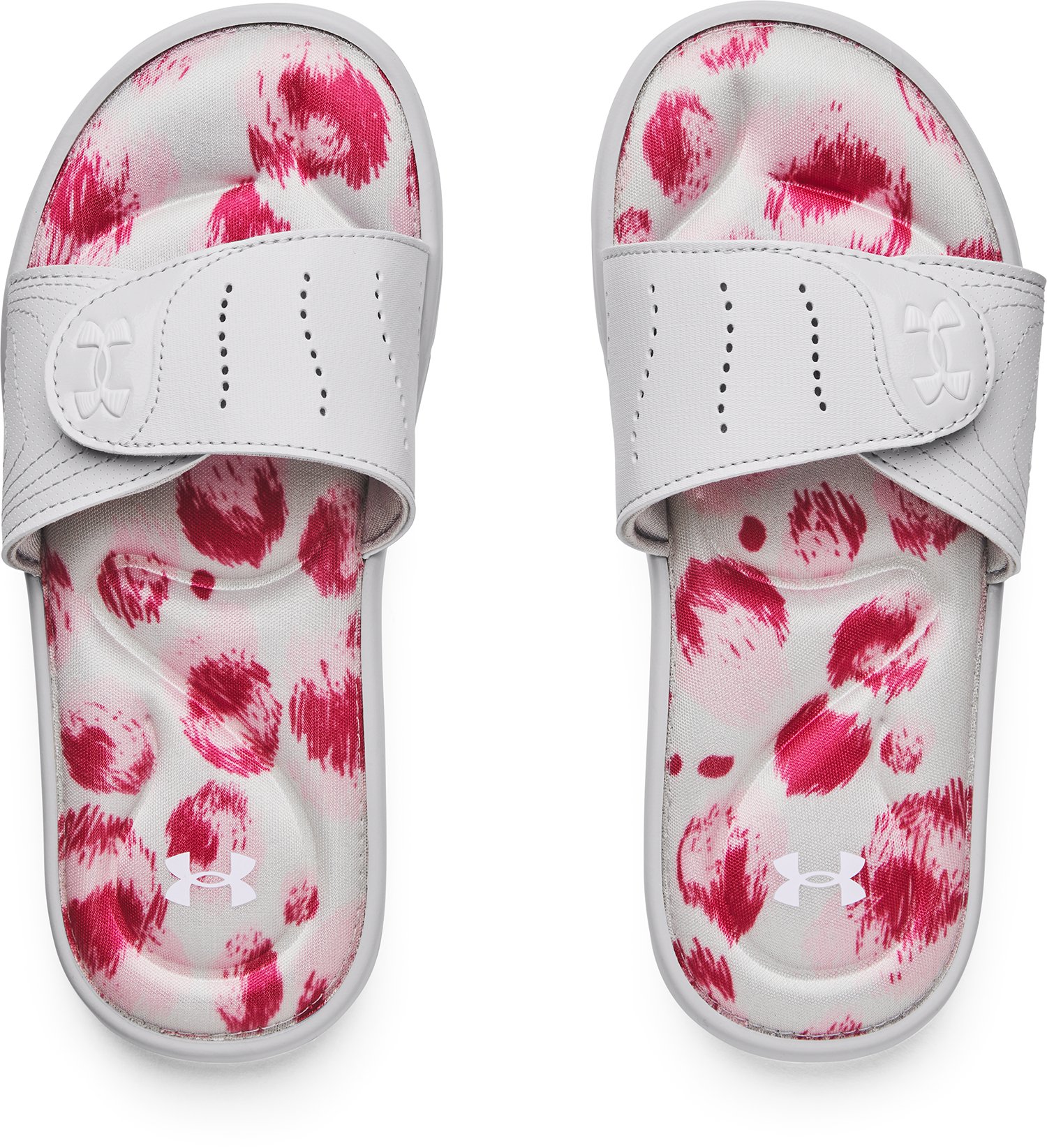 Girls' UA Ignite VI Graphic Footbed Slides