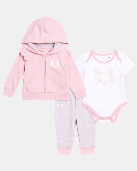 Girls' Newborn UA Core Take-Me-Home 3-Piece Set