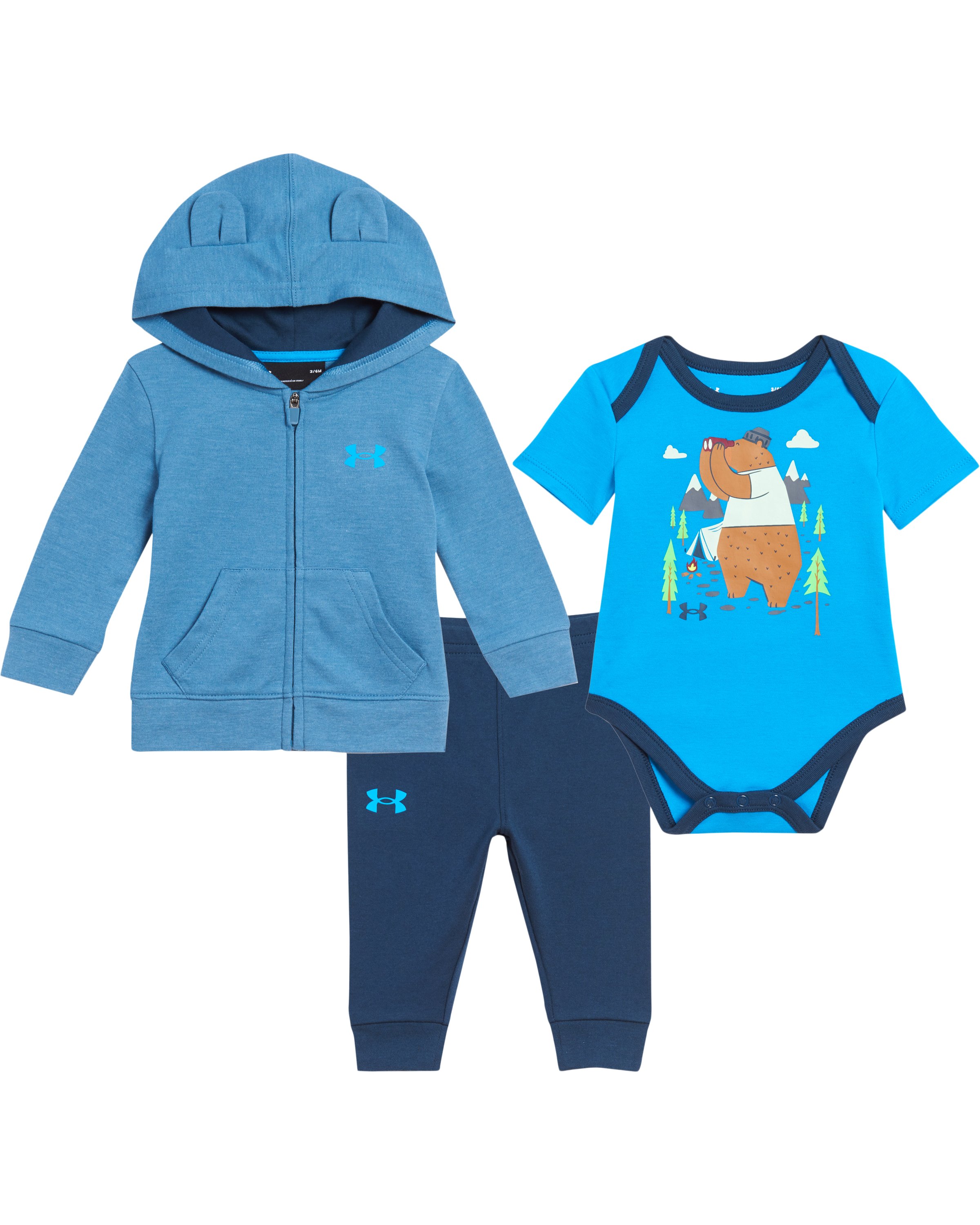 Boys' Newborn UA Bear Sighting 3-Piece Set