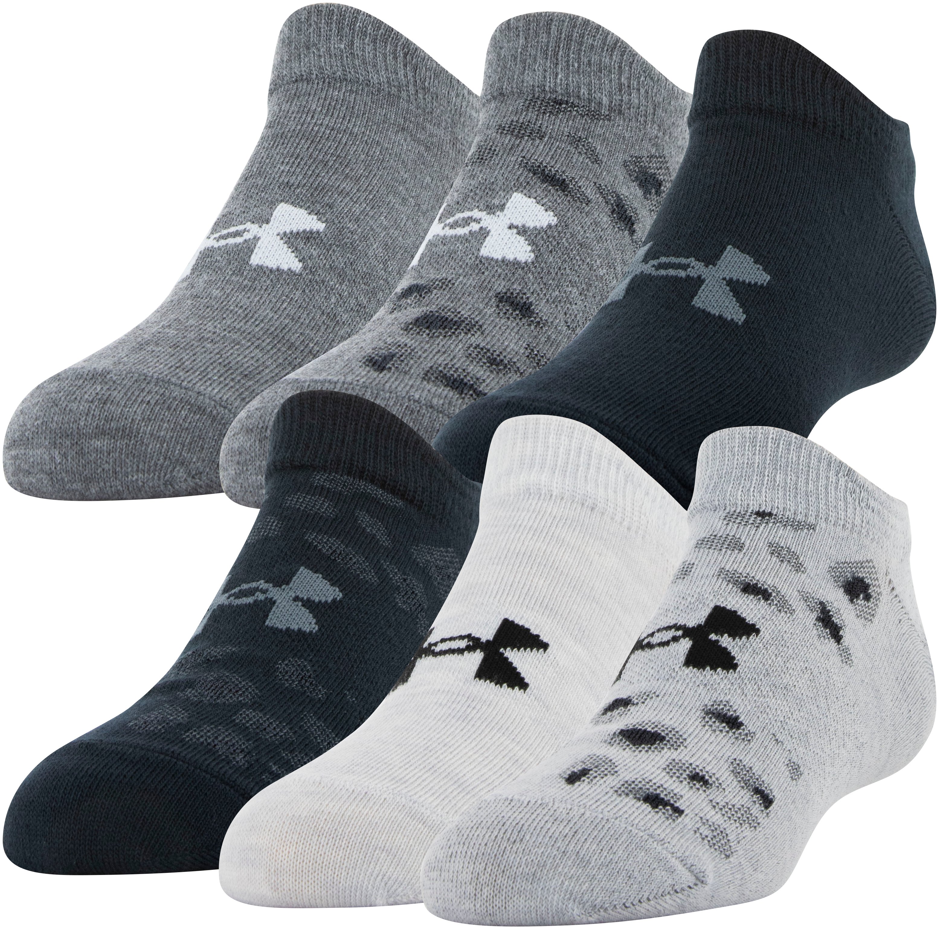 Girls' UA Essential No Show – 6-Pack