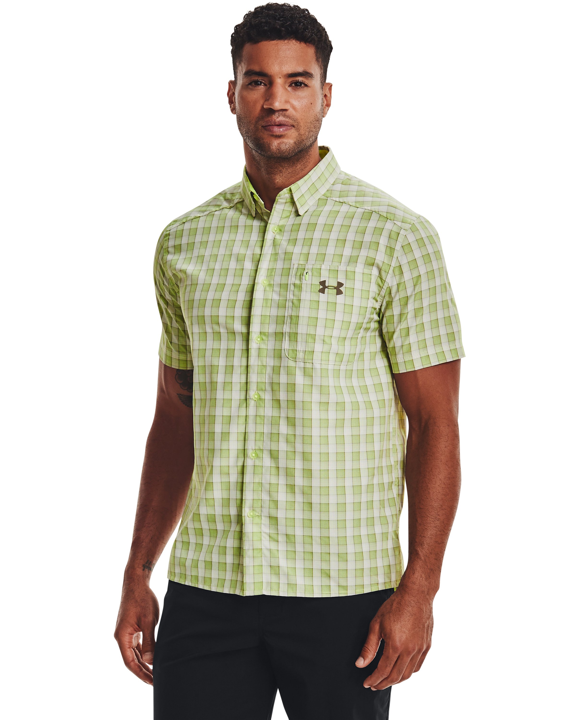 Men's UA Drift Tide 2.0 Plaid Short Sleeve