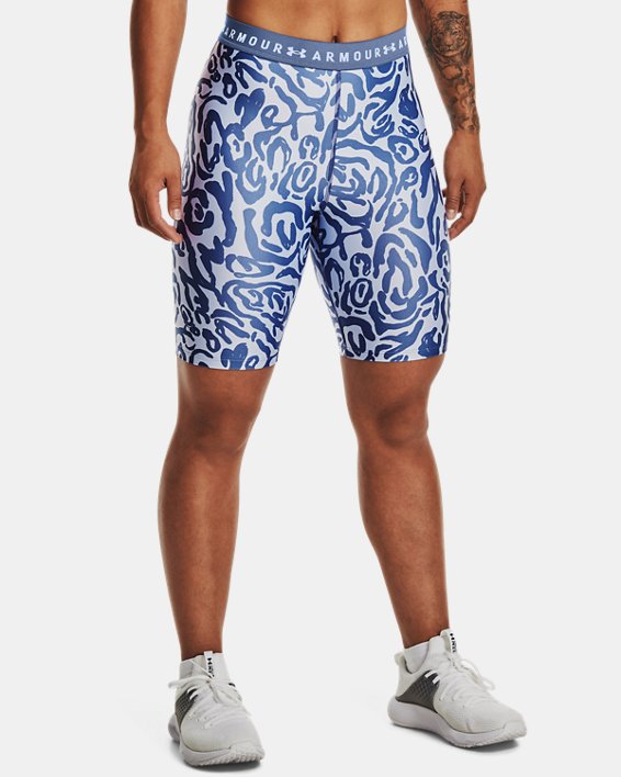 Women's HeatGear® Armour Printed Bike Shorts
