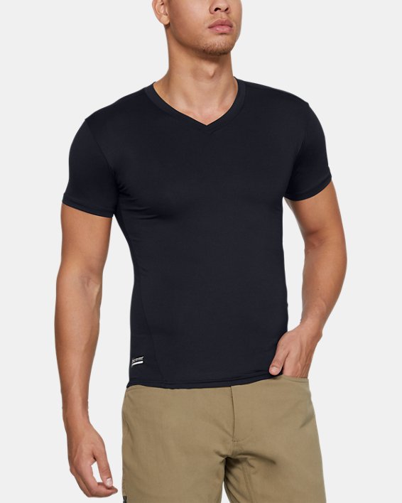 Men's Tactical HeatGear® Compression V-Neck T-Shirt
