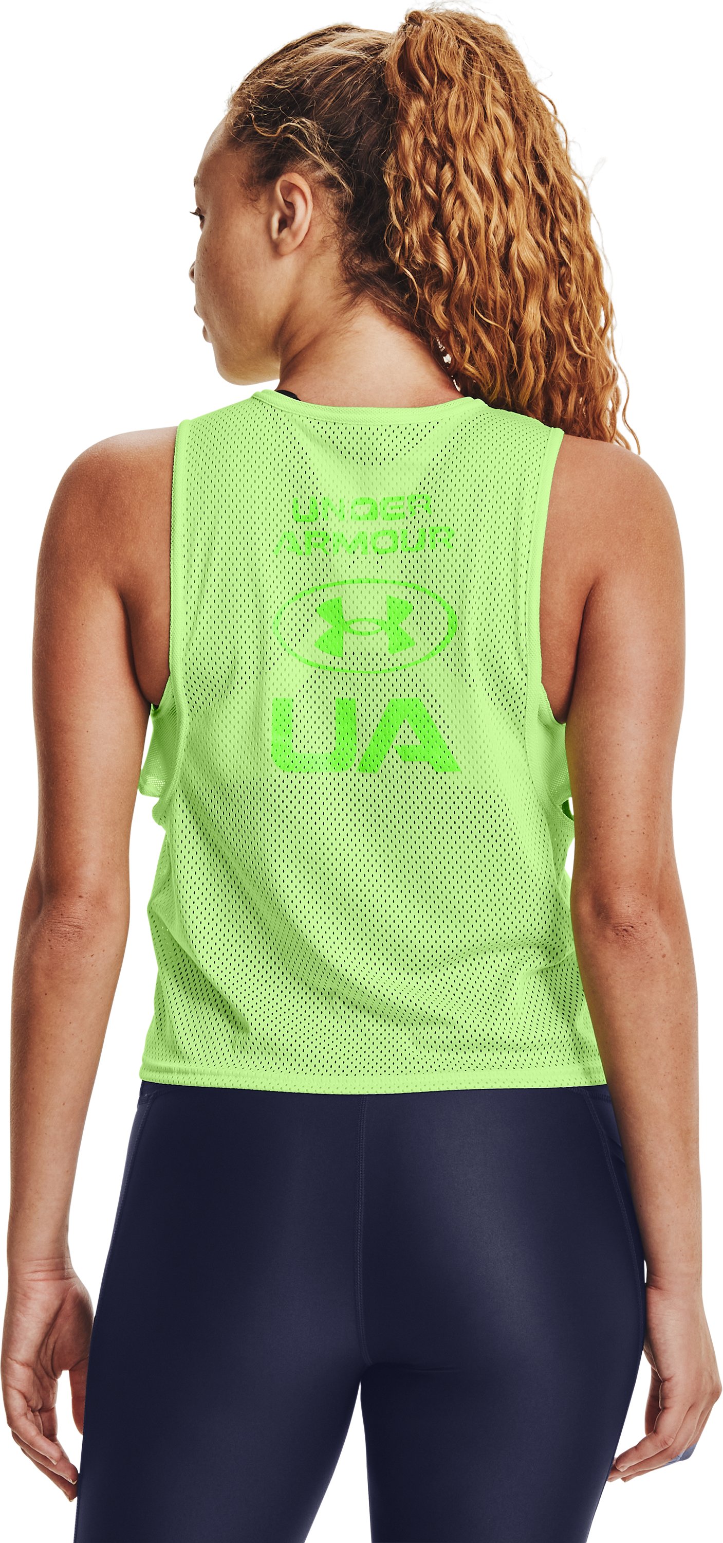 Women's HeatGear® Armour Muscle Mesh Tank