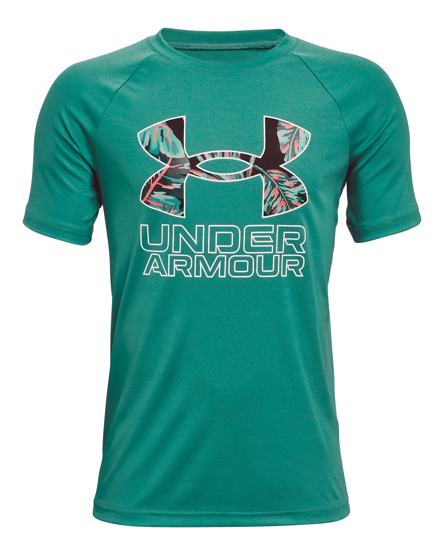 Boys' UA Tech™ Hybrid Print Fill Short Sleeve