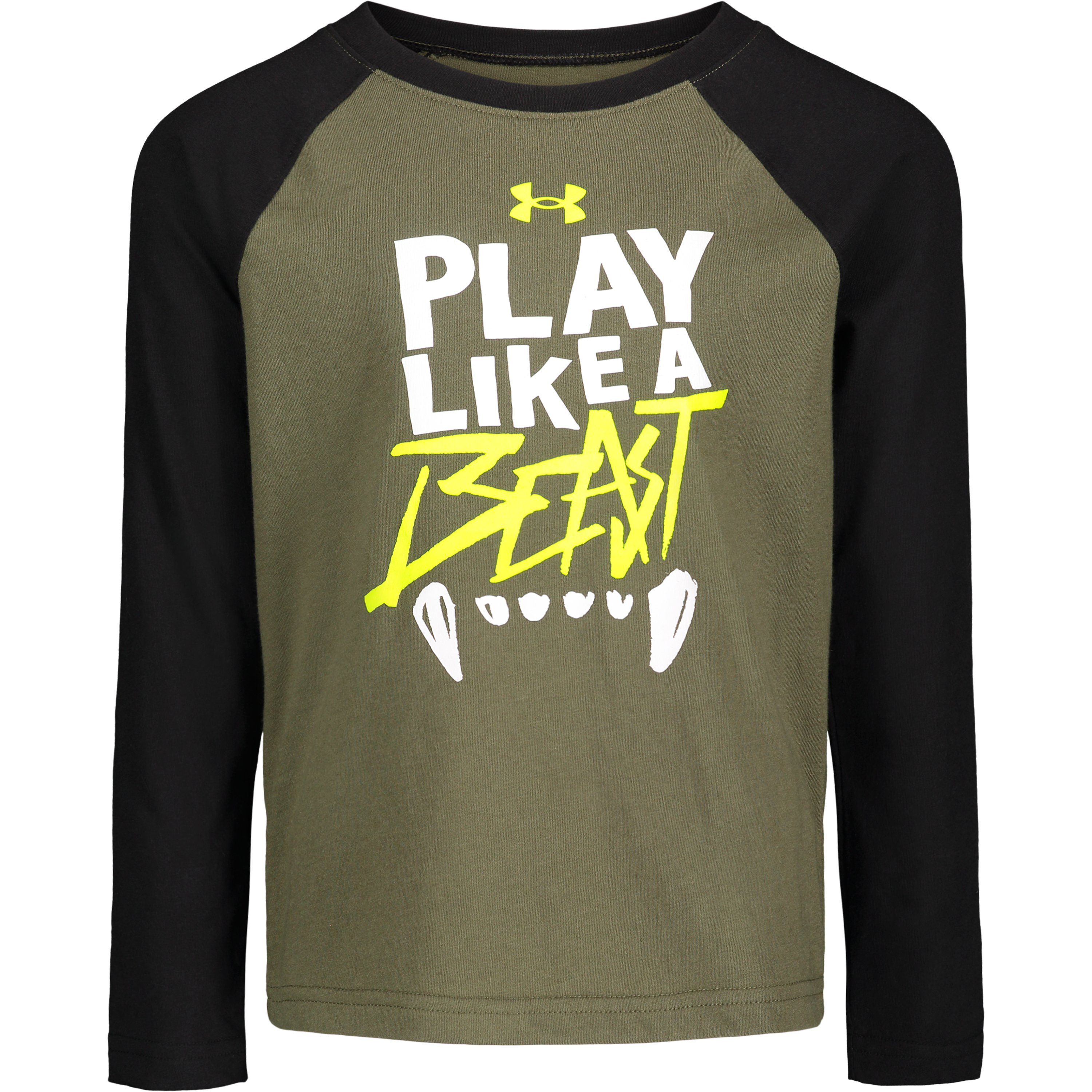 Boys' Pre-School UA Like A Beast Raglan Long Sleeve