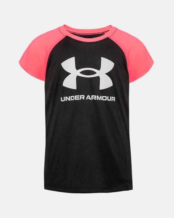 Girls' Pre-School UA Big Logo Short Sleeve