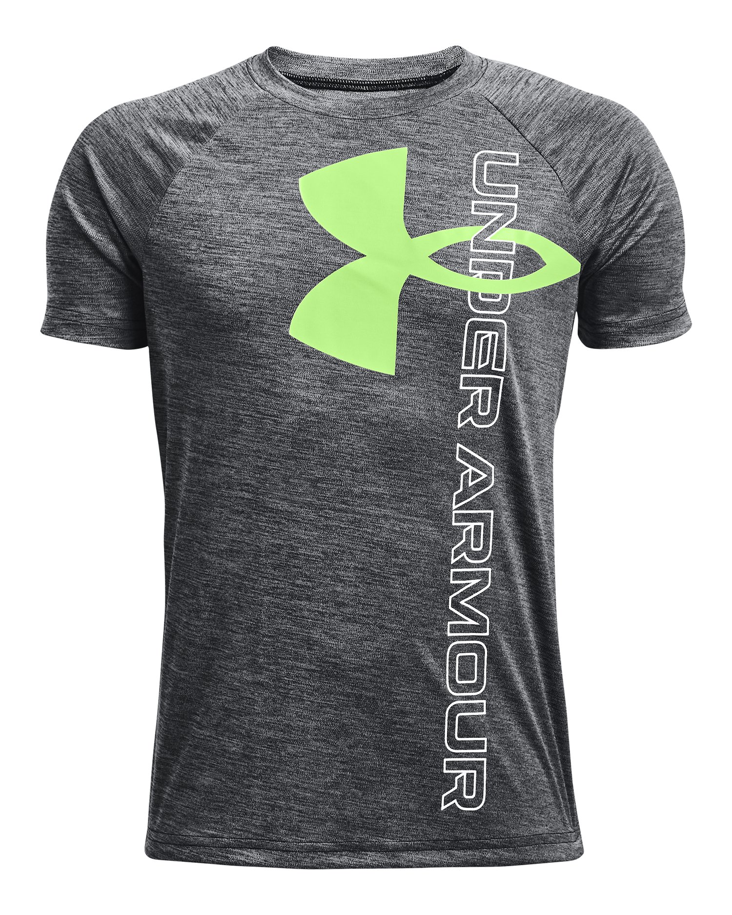 Boys' UA Tech™ Split Logo Hybrid Short Sleeve