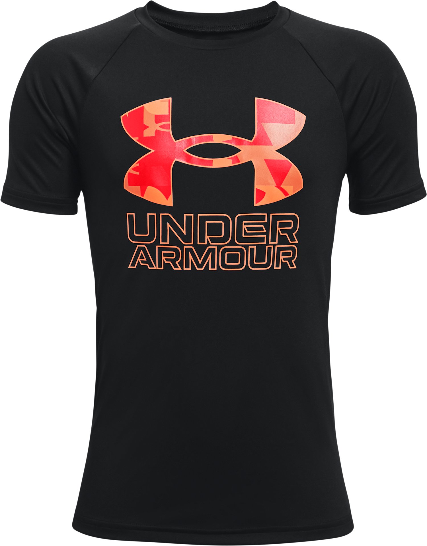 Boys' UA Tech™ Hybrid Print Fill Short Sleeve