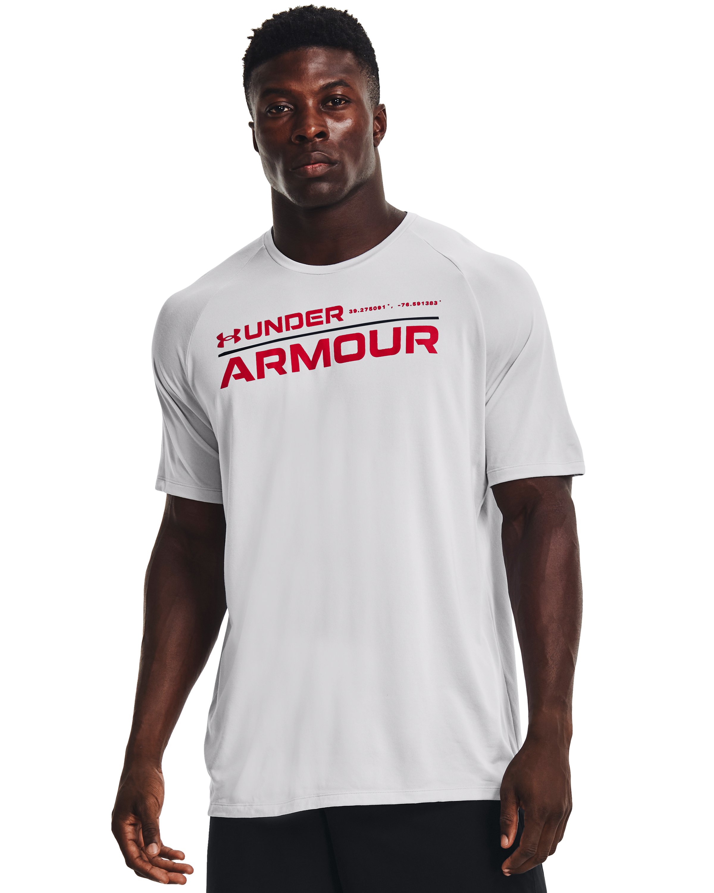 Men's UA Tech™ 2.0 Wordmark Short Sleeve