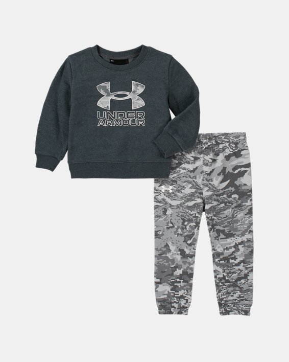 Boys' Infant UA Hybrid Symbol Camo Hoodie Set