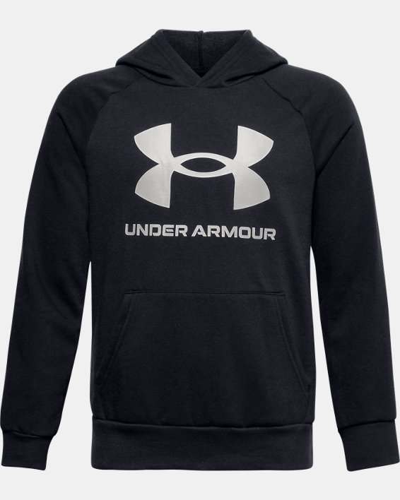 Boys' UA Rival Fleece Big Logo Hoodie