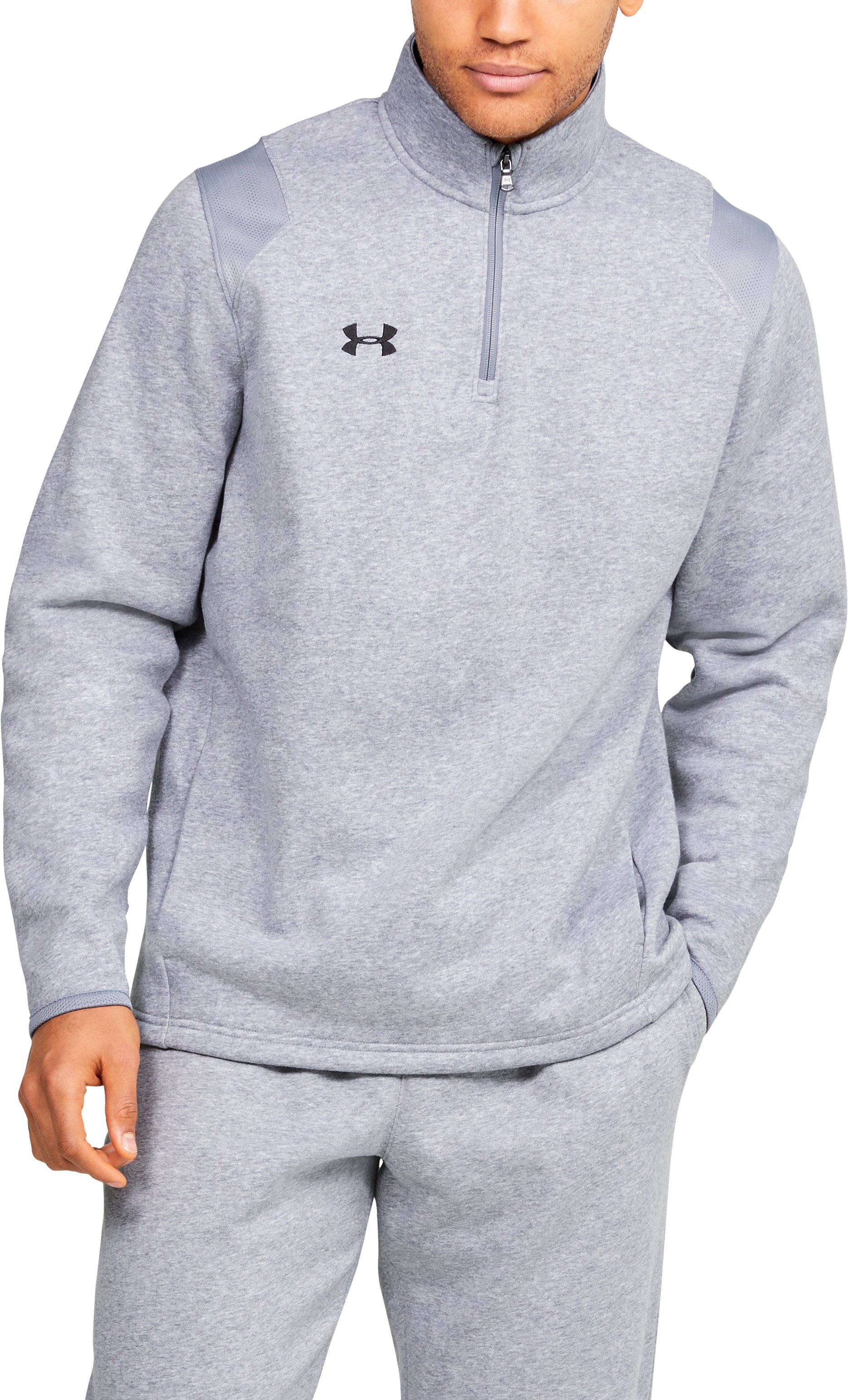 Men's UA Hustle Fleece ¼ Zip