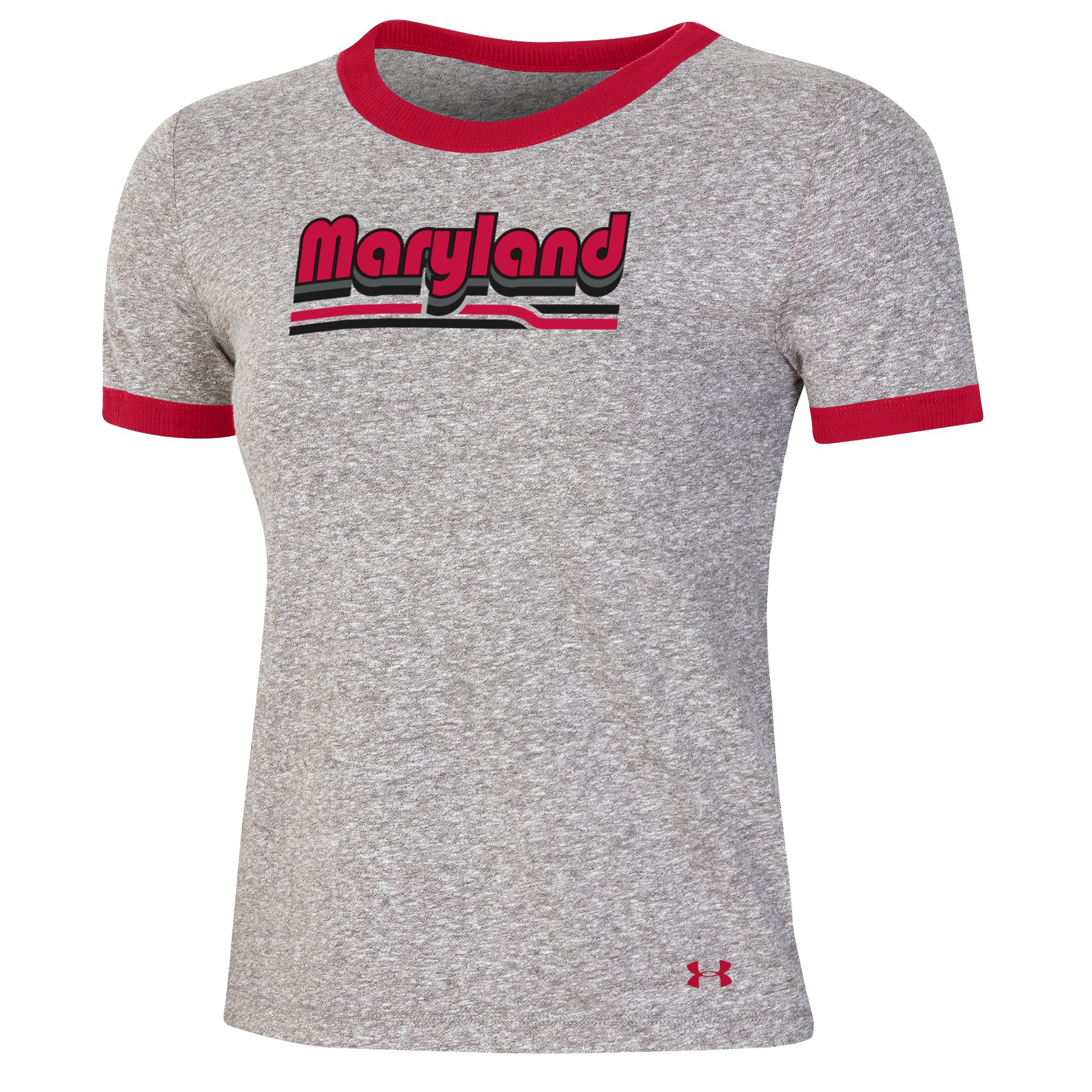 Women's UA Slub Ringer Collegiate T-Shirt