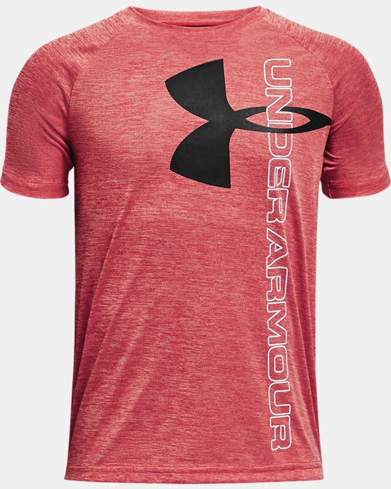 Boys' UA Tech™ Split Logo Hybrid Short Sleeve