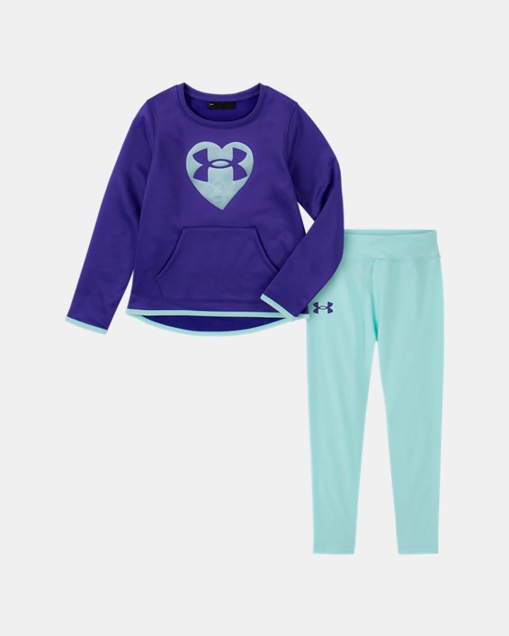 Girls' Pre-School UA Shine Pullover Set