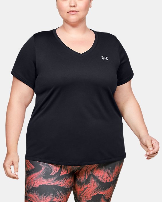 Women's UA Tech™ Short Sleeve V-Neck