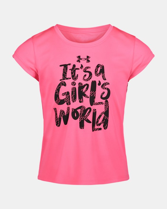 Girls' Toddler UA It's A Girls World Short Sleeve