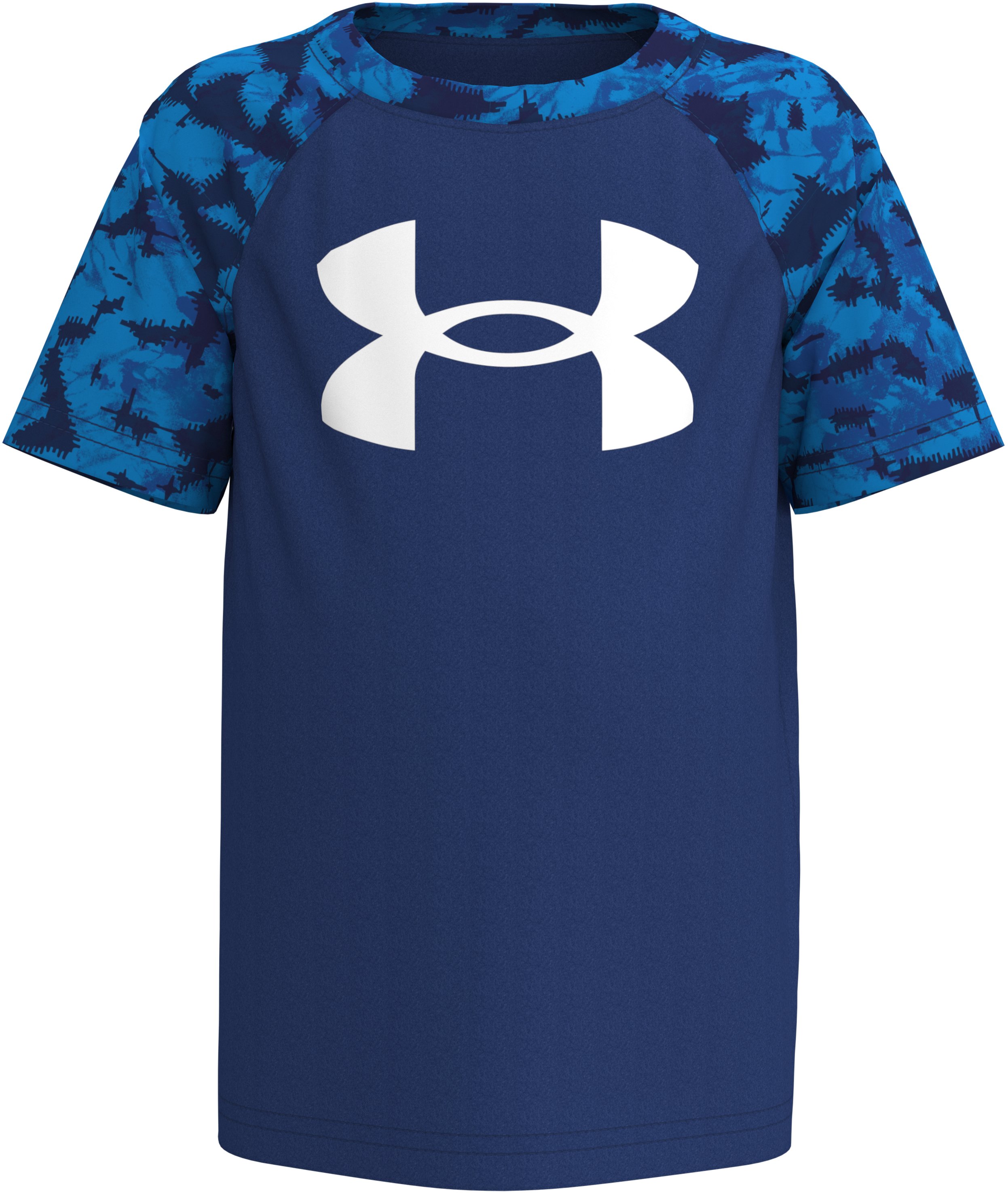 Boys' Pre-School UA Tie-Dye Micro Branded Short Sleeve