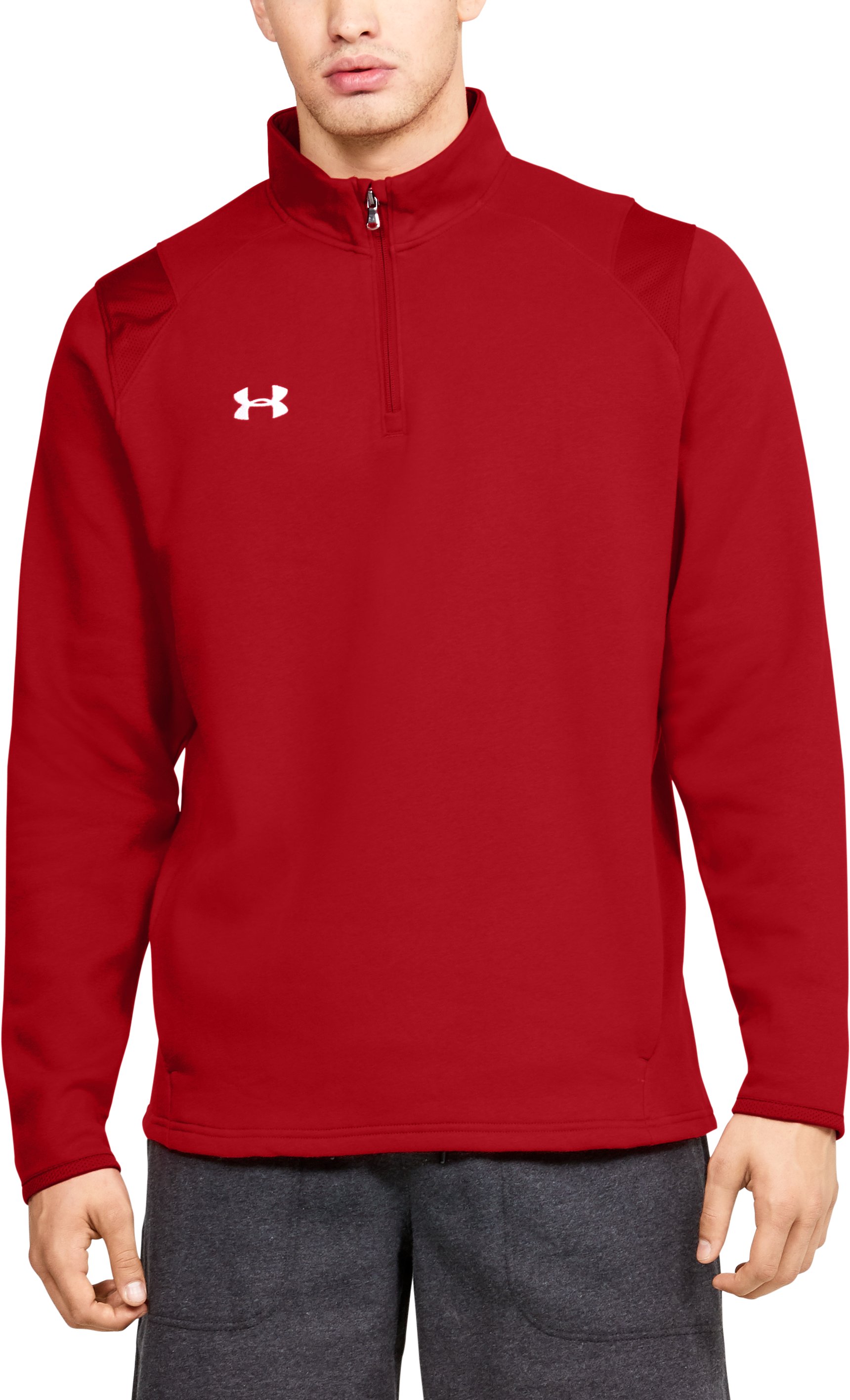 Men's UA Hustle Fleece ¼ Zip