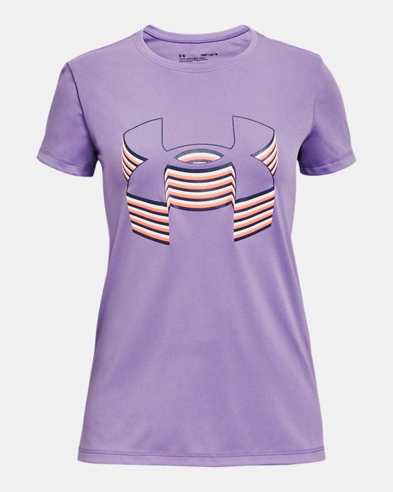Girls' UA Tech™ Big Logo Fade Short Sleeve