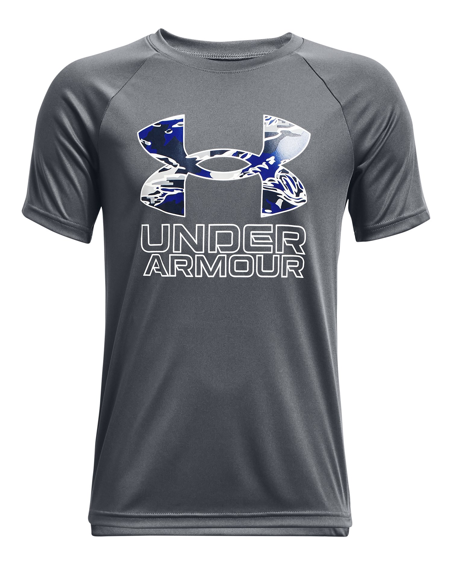 Boys' UA Tech™ Hybrid Print Fill Short Sleeve