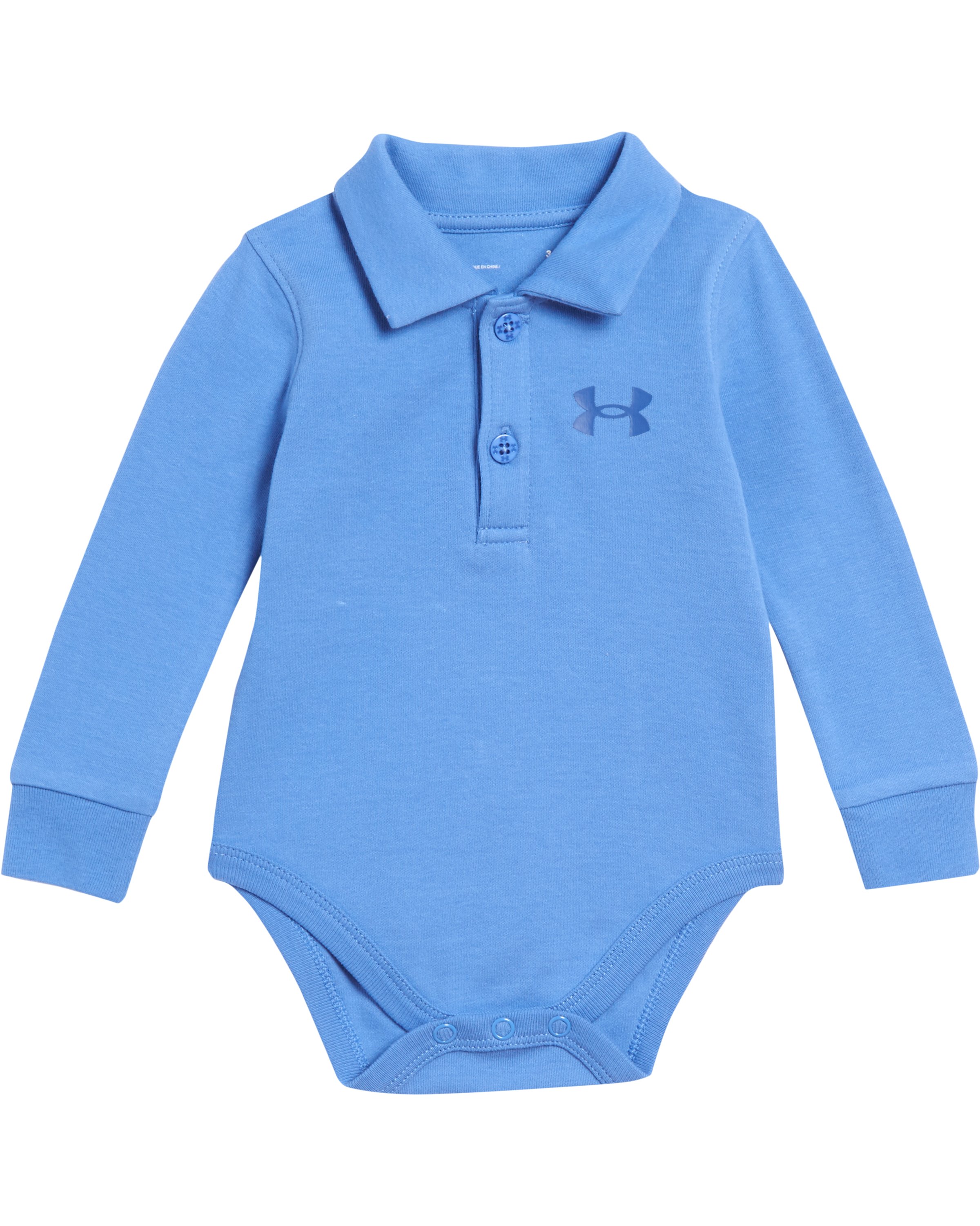 Boys' Newborn UA Long Sleeve Polo Bodysuit